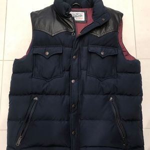 VNDS Penfield 60/40 Down Vest in Navy size Large.